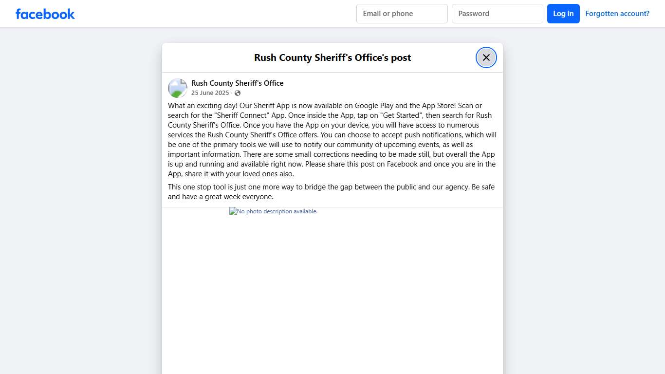 What an exciting day! Our... - Rush County Sheriff's Office Facebook